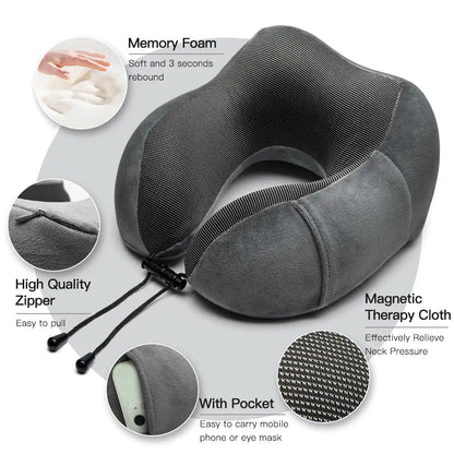 Travel Memory Foam Neck Pillow