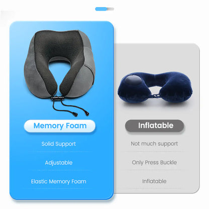 Travel Memory Foam Neck Pillow